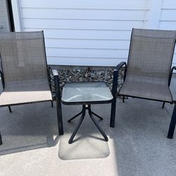 Patio Chair Table Set 