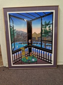 Fanch Ledan Egyptian Atmosphere Signed Numbered Print