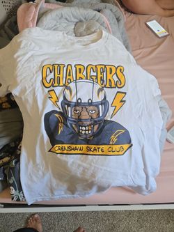 CHARGERS XL SHIRT(CRENSHAW SKATE CLUB)