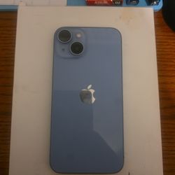 Light Blue IPhone 14 128 GB 86% Battery Fully Unlocked To Any Company