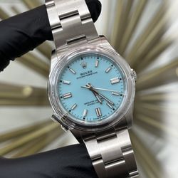 Rolex Tiffany Blue Oyster Perpetual 36MM 2022 NEW Complete Set Ref. 126000