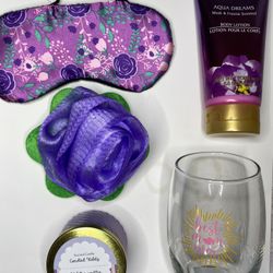 Mothers Day Gift Set With Best Mom Ever Stemless Wine Glass