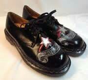 Tredair Shoes (RARE) Rock n Roll Black Leather Oxfords