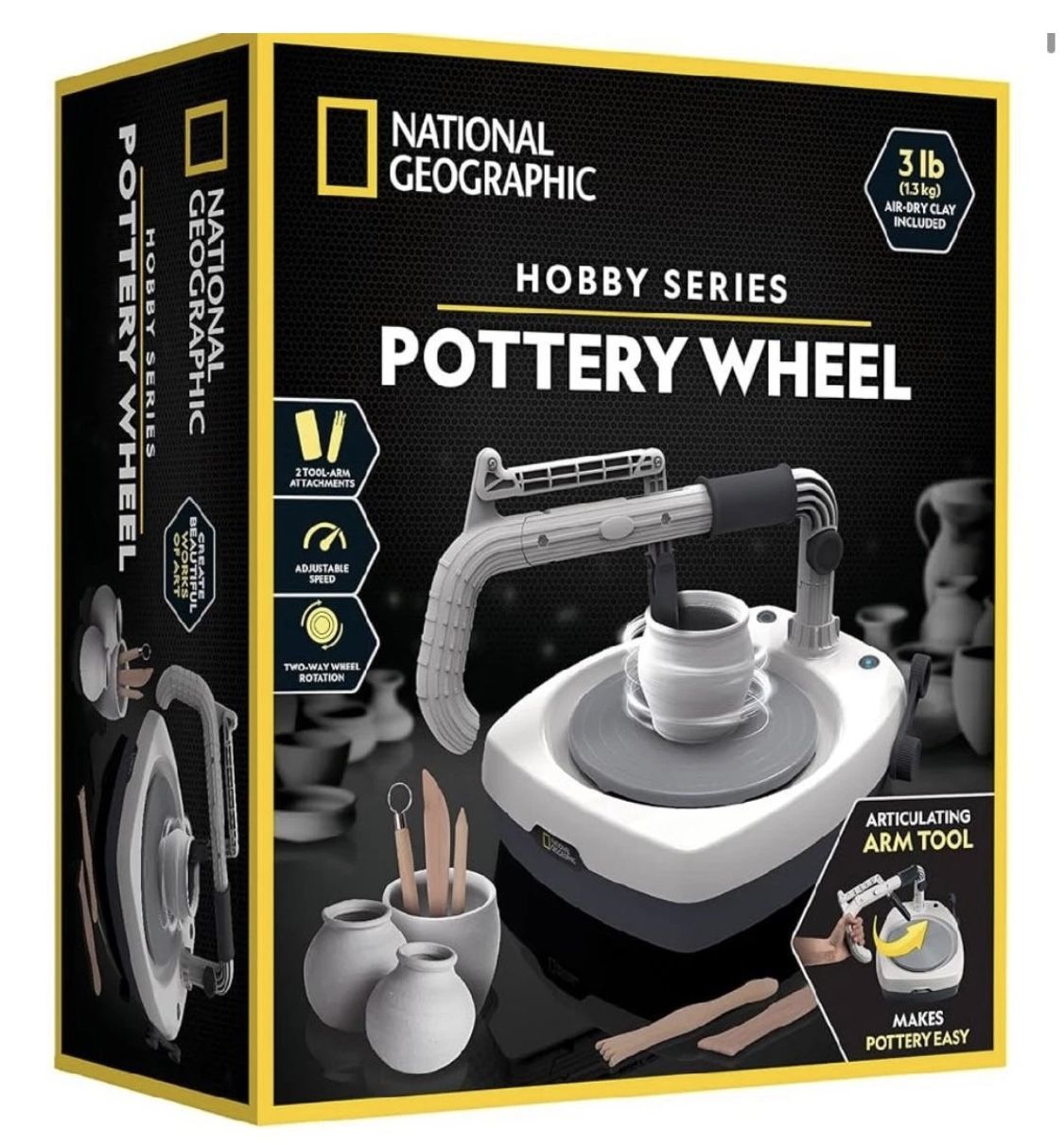 NEW National Geographic Hobby Series Pottery Wheel New, Open Box