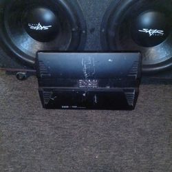 2Skar 15's-2600Watt 4Channel Amplifier