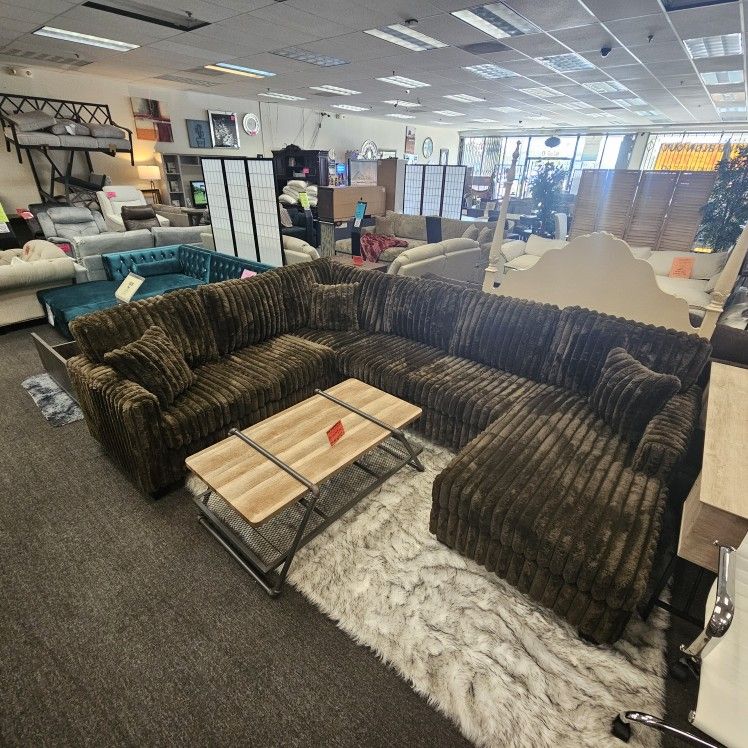 3 Pcs Sectional Sofa Chaise Set