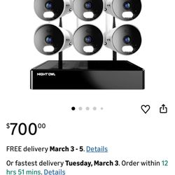 Night owl 6 camera system 1080p 