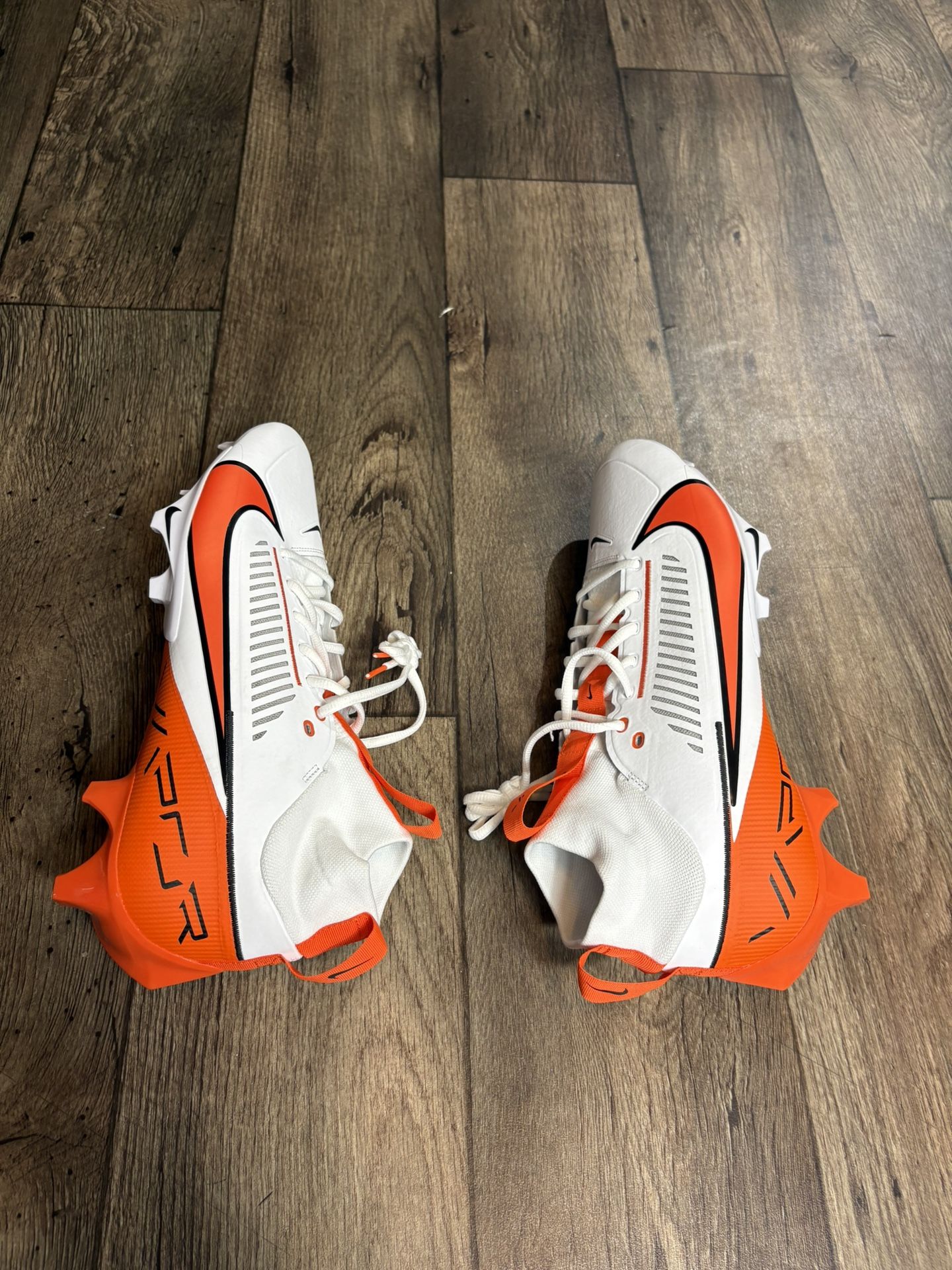 Nike Vapor Edge Pro 360 2 TB Football Cleats White Orange  display picture 3