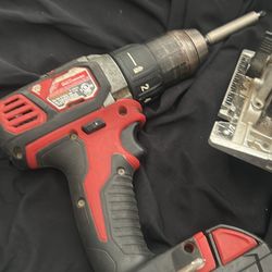 makita and Milwaukee a drill, and saw