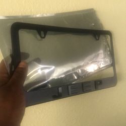 Jeep License Plat Cover New 
