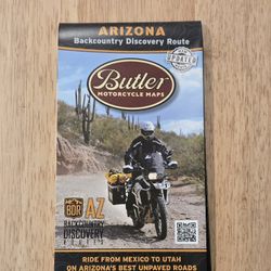 AZ Offroad Route Map - Butler Motorcycle Maps AZ BDR