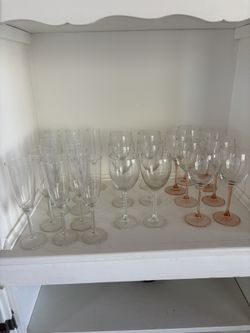 WINE AND CHAMPAGNE GLASS SETS