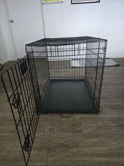 Medium Wire Dog Crate / Metal Pet Cage - 30"