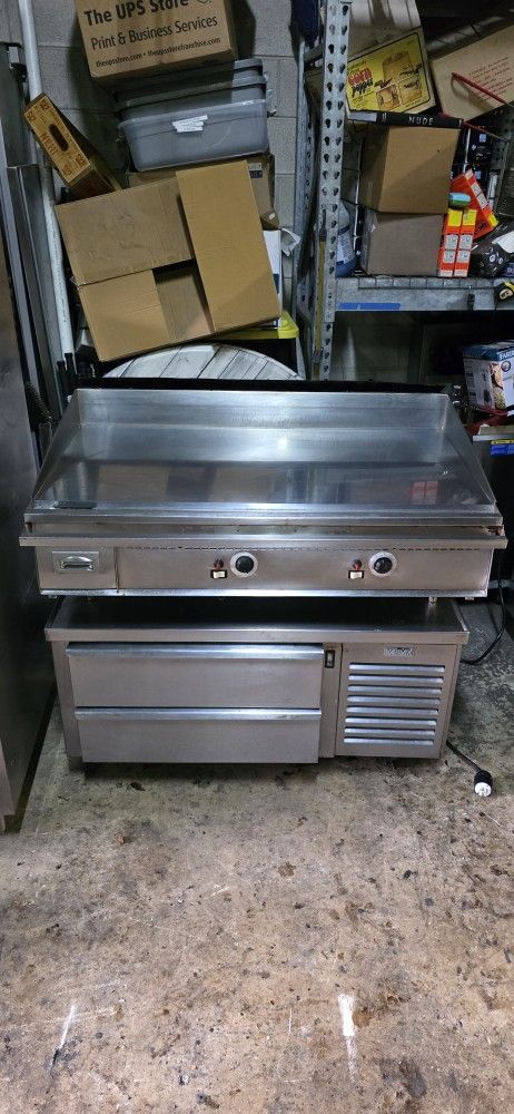 KEATING 48" CHROME TOP GAS GRIDDLE
