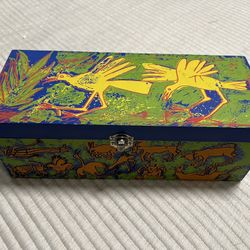 Jose Cuervo Tequila Reserva Familia Wooden Art Box Luis Zarate Coleccion 2002