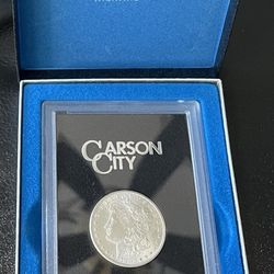 Rare Carson City 1883 cc Morgan Silver Dollar with error..  lines and Starbursts on Tip of the Eagle’s Wings as shown, refer to 1883-CC-VAM-5A 