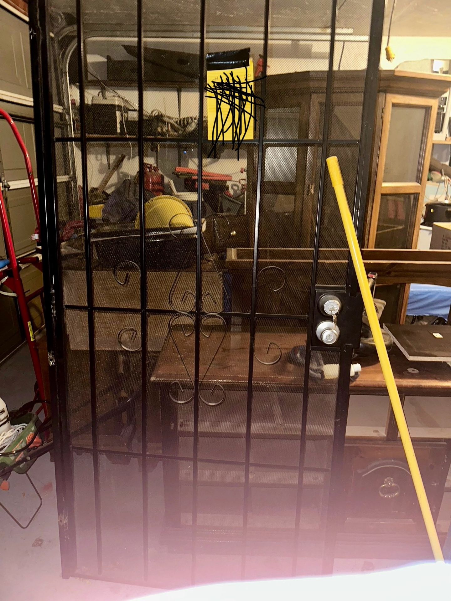 security screen door metal