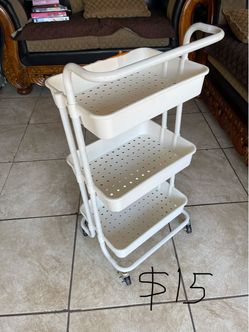 Excellent condition, plastic kitchen, organizer, laundry, hamper two drawers organizer and glass cup Oster  mixer