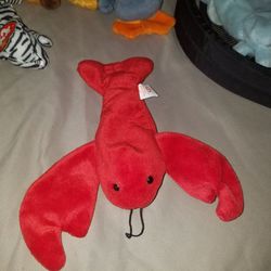 Pinchers the lobster. Genuine TY 1993 beanie baby. Price negotiable.
