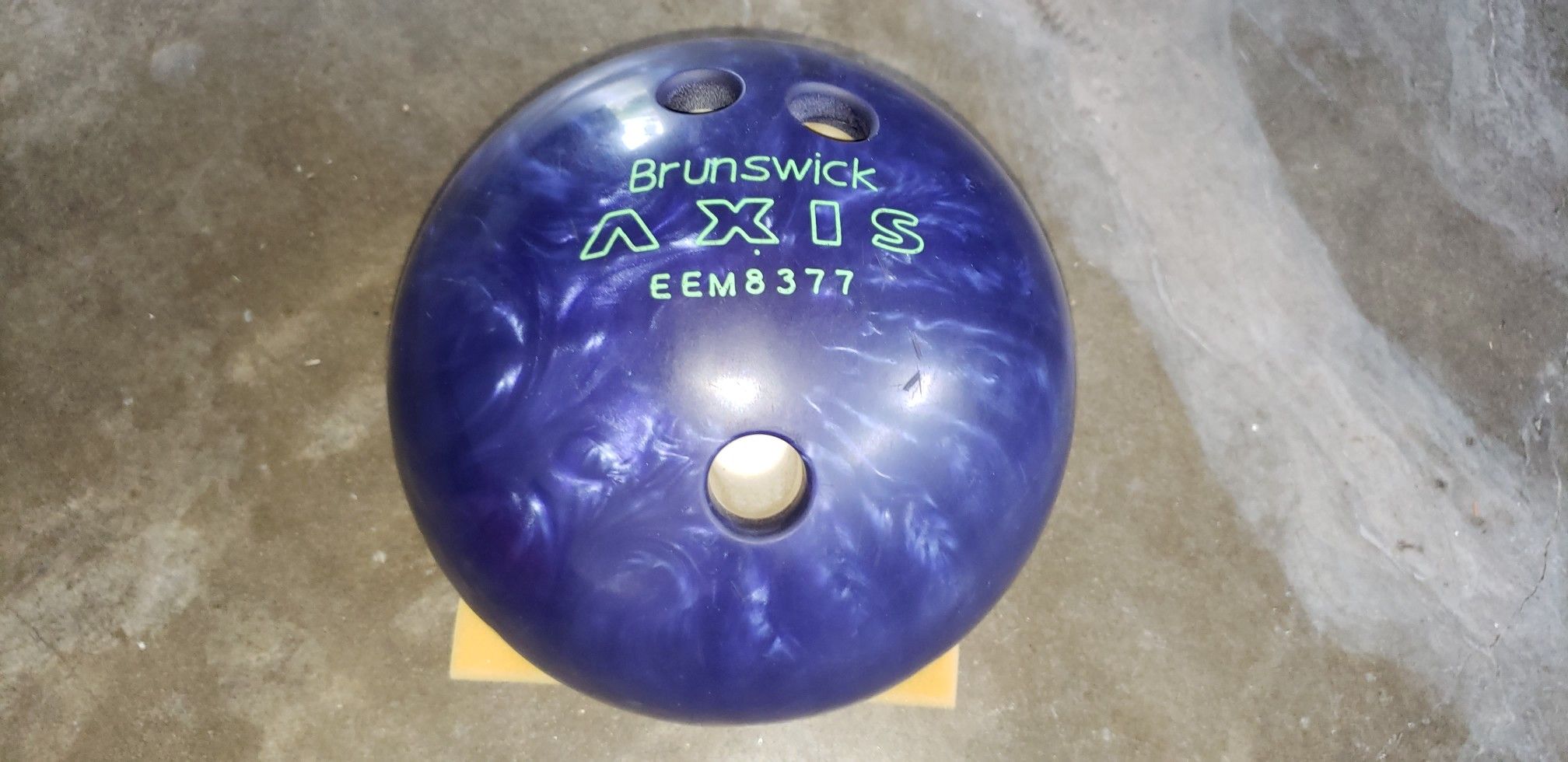 Bowling ball, 16 lbs, $40