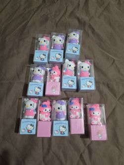 Sanrio Hello Kitty and My Melody Pencil Sharpeners $4 each 
(12) Available