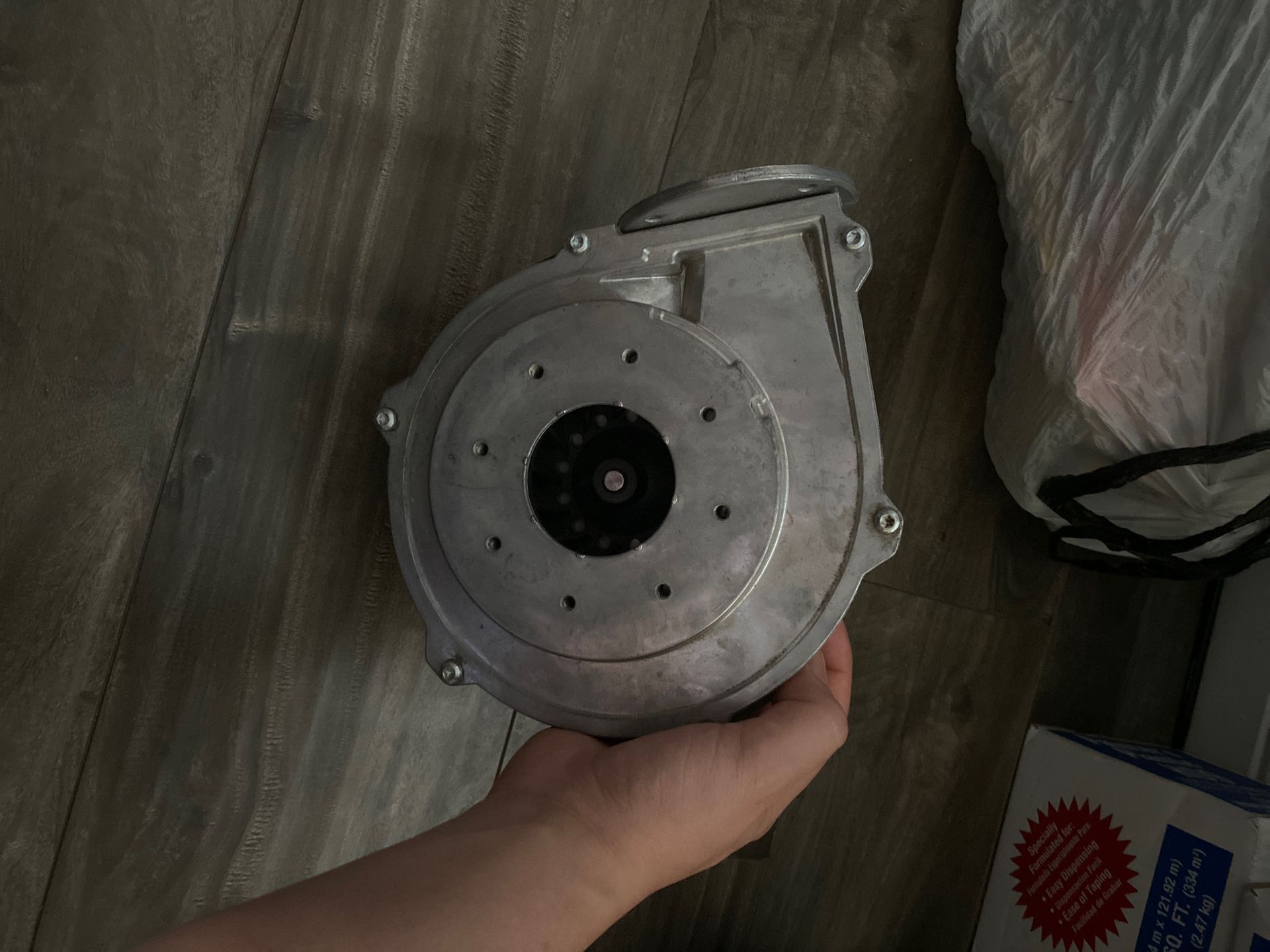Water heater blower
