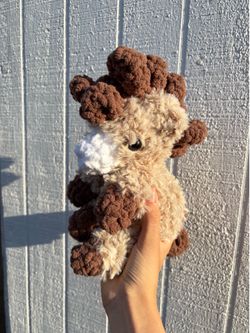 Crochet fluffy horse