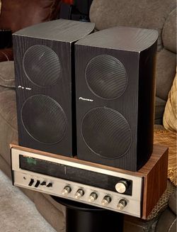 Rare Vintage Rotel RX-150A Receiver + Pioneer SP-BS21 Andrew Jones Speakers