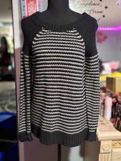 NWOT Vintage Daisy Fuentes Striped Pullover Sweater