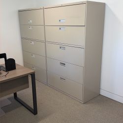 Five-drawer Lateral Filing Cabinet 