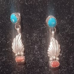 Vintage Navajo Earrings 