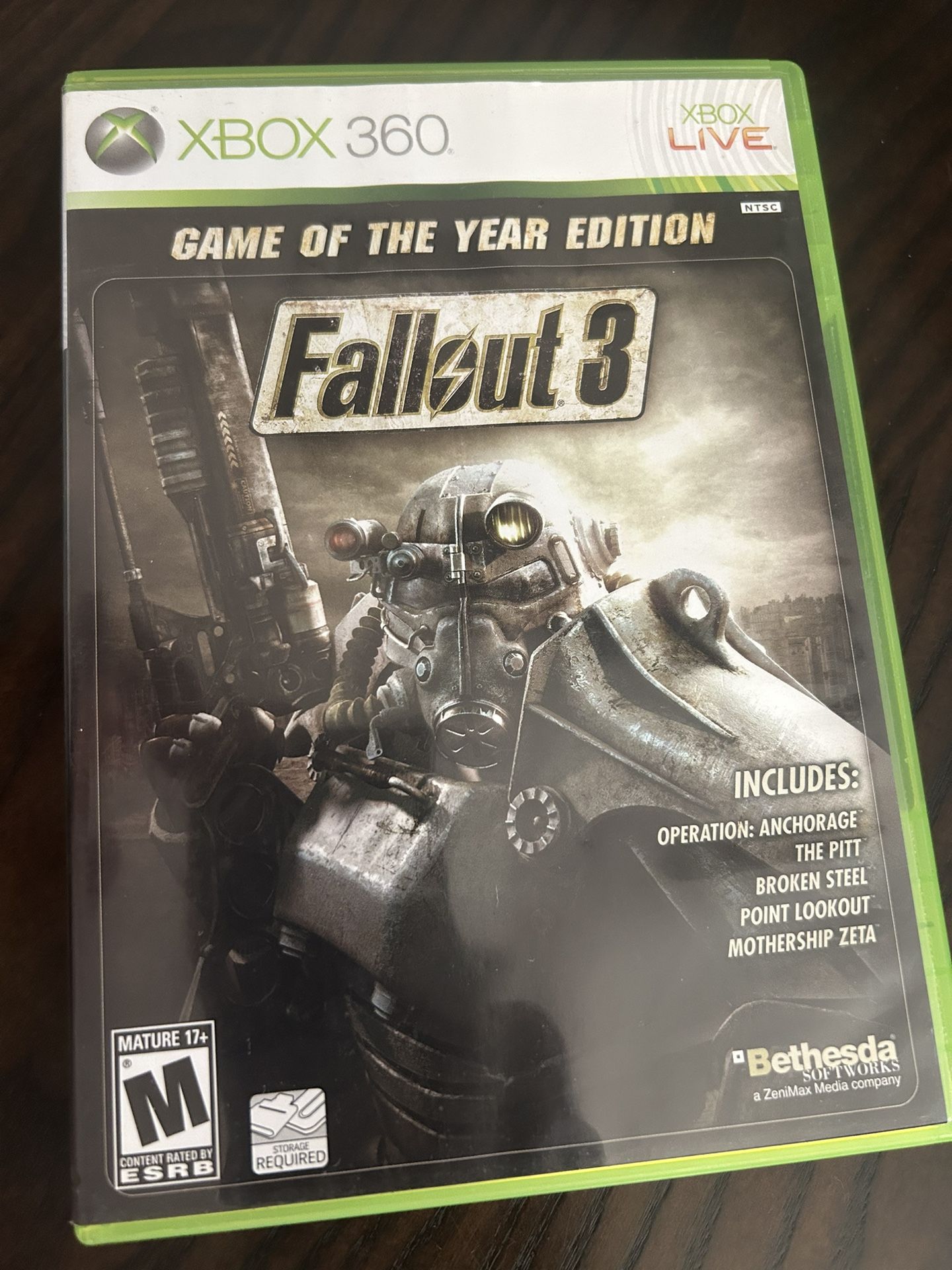 Fallout 3 Game of the Year Edition Xbox 360 (Microsoft Xbox 360) Tested & Works