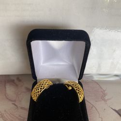 14K Hinged click 