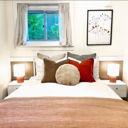Full/Double Bed - Frame and/or Sealy Performance Mattress + Box Spring + Topper + Pad/Protector