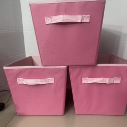 3 Storage Bins 