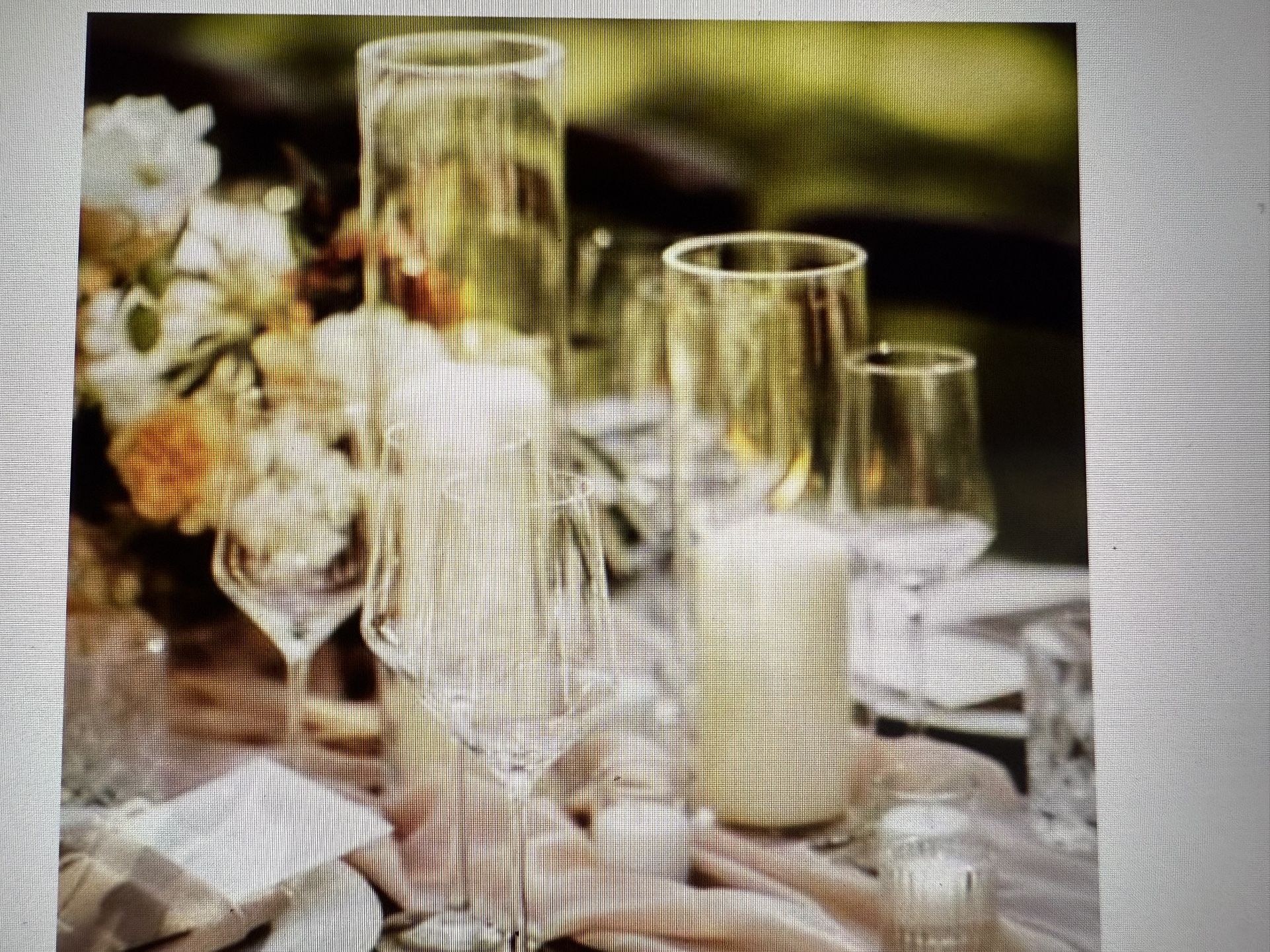 Glass Cylinder vases Wedding or other Party
