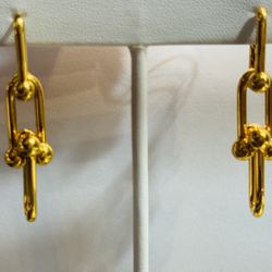 18K YellowGold  Earring