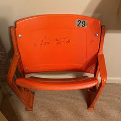 Rod Carew Signed Stadium Seat