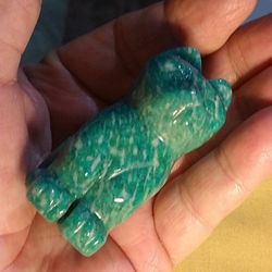 CHINA JADE* EXTRA LARGE, *CAT FIGURINE*/ *IF YOU'D LIKE TO KNOW THE MEANING *LOOK BELOW*. (*SJC-120552)