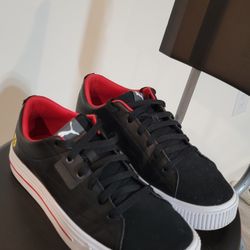 PUMA Bmw M Motorsport Ever Lace Up Mens Black Sneakers Casual Shoes