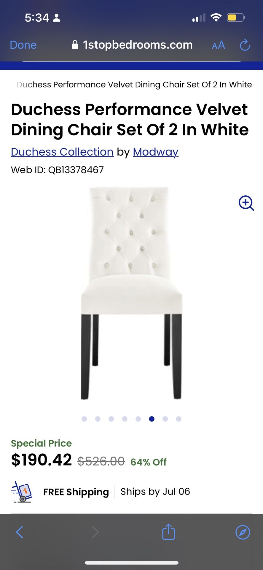 New Dining Chair 100 Each