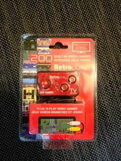 Plug-and-play video game set for TV