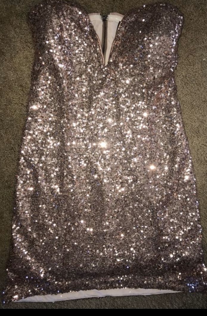 “Ottmill”sequin party mini dress