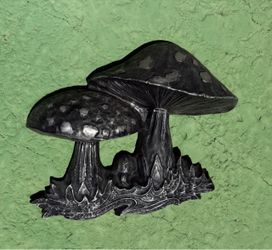 Mushroom Wall Plaque