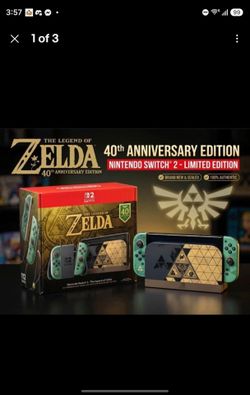 Nintendo Switch 2 Legend of Zelda 40th Anniversary Limited Edition