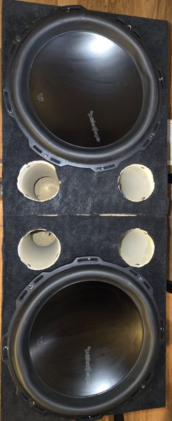 (Two) Rockford Fosgate Power T1D212 12"Subs/Car Audio System
