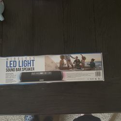 COBALTX Wireless LED Light Sound Bar Speaker