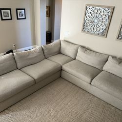 Crate And Barrel L-Sectional 