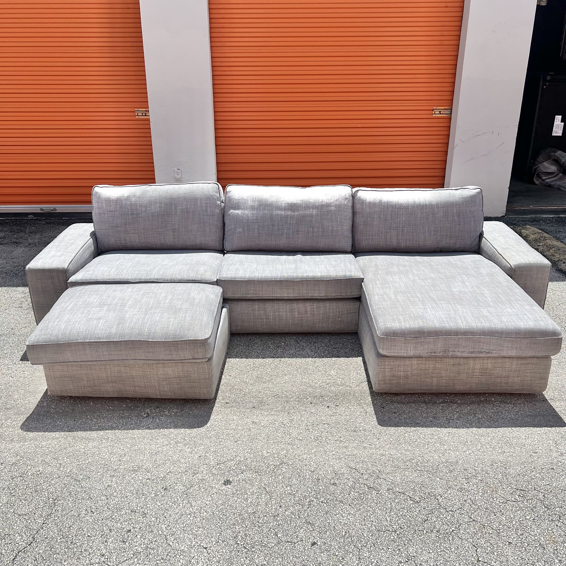 Light Gray Sectional Couch