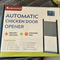 Automatic Chicken Door Opener   Used